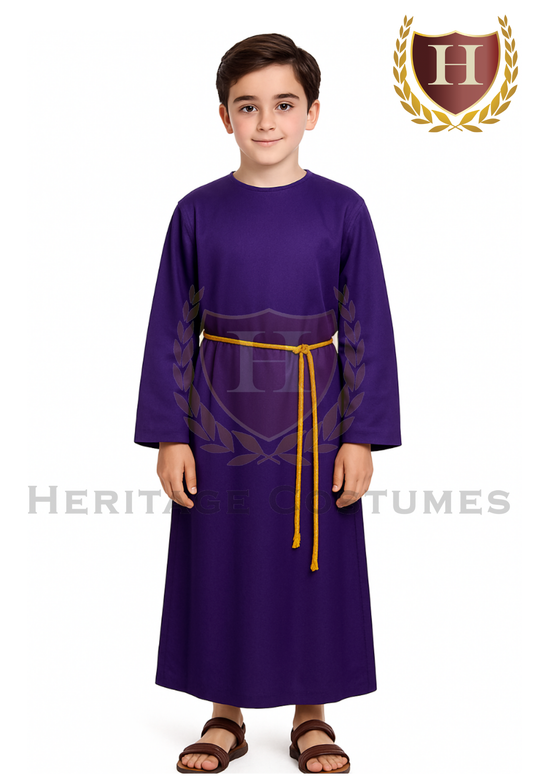 Children’s Kaftan Biblical Under-Robe with Rope Belt