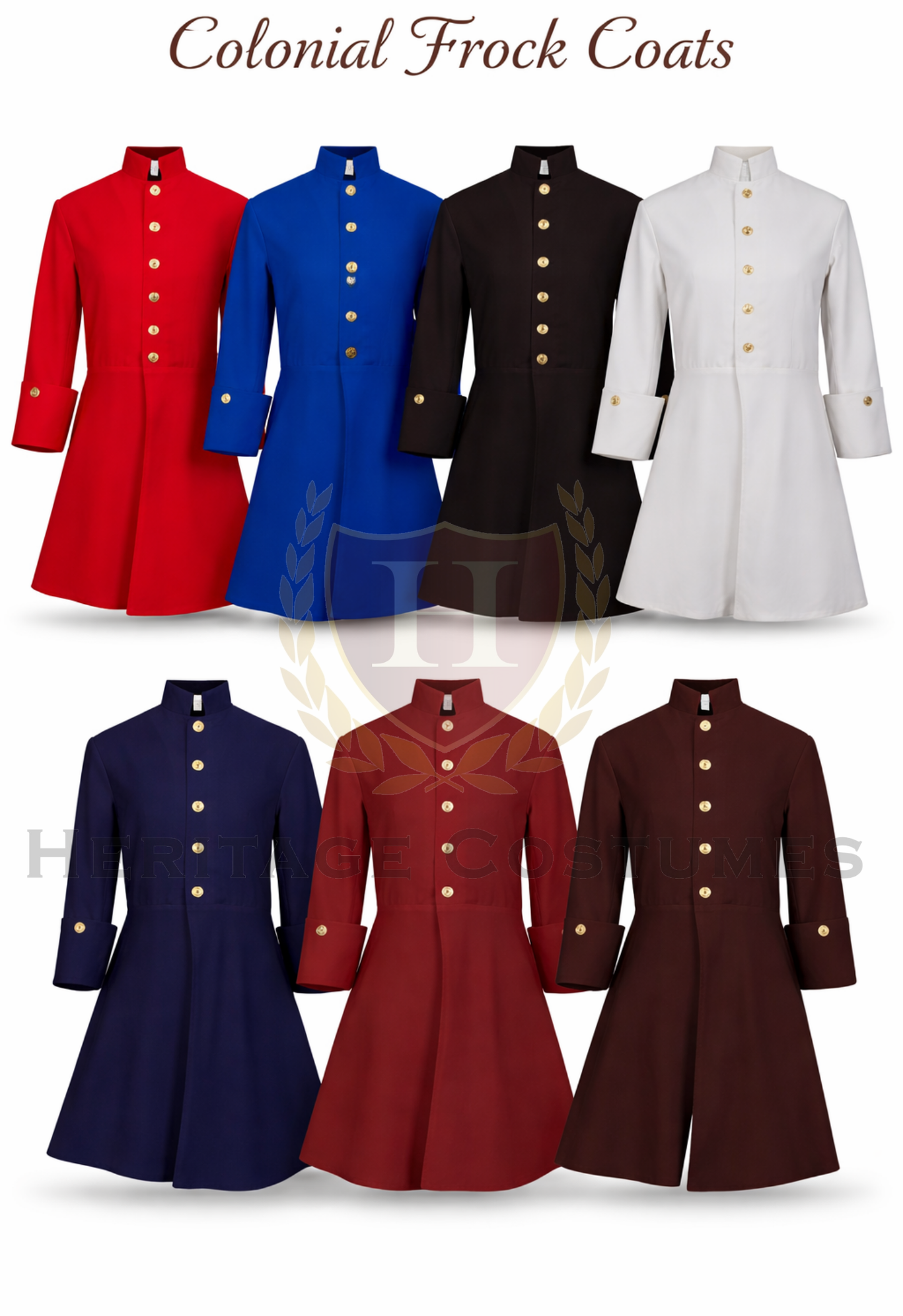 Colonial Children’s Frock Coat Revolutionary War Jacket