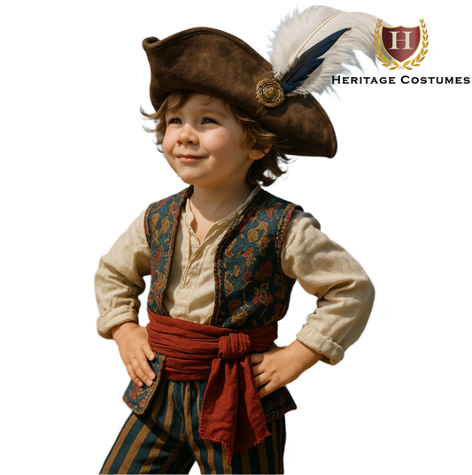 Children's Pirate Hat, Swash Buckler Hat, Buccaneer Hat