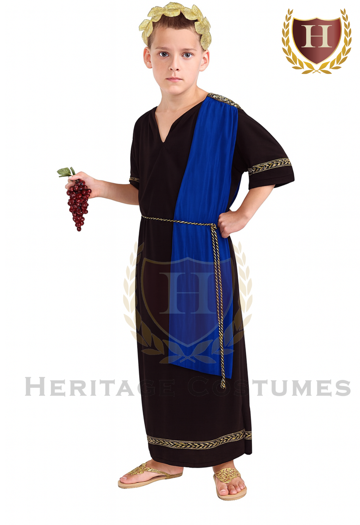 Children's Julius Caesar Costume,Roman Senator Costume, Roman Toga