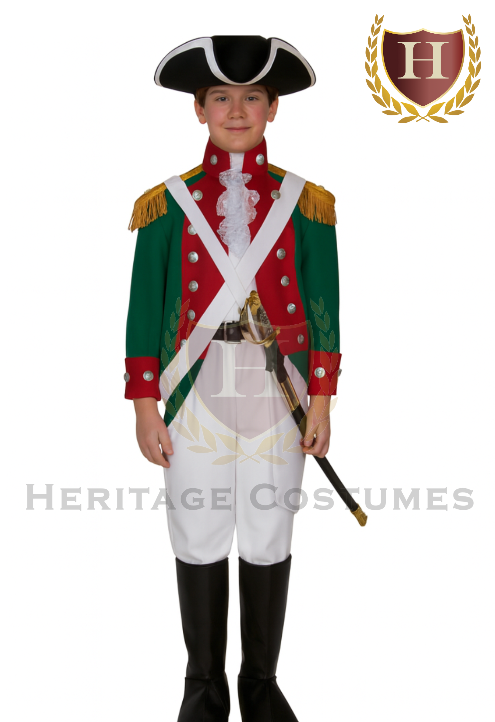 Children's American Revolution Continental Marine Corps Officer