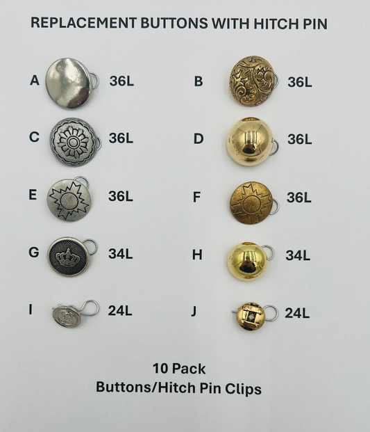 Replacement Button Sets