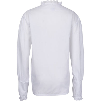 Colonial Adult White Shirt With Lace Collar