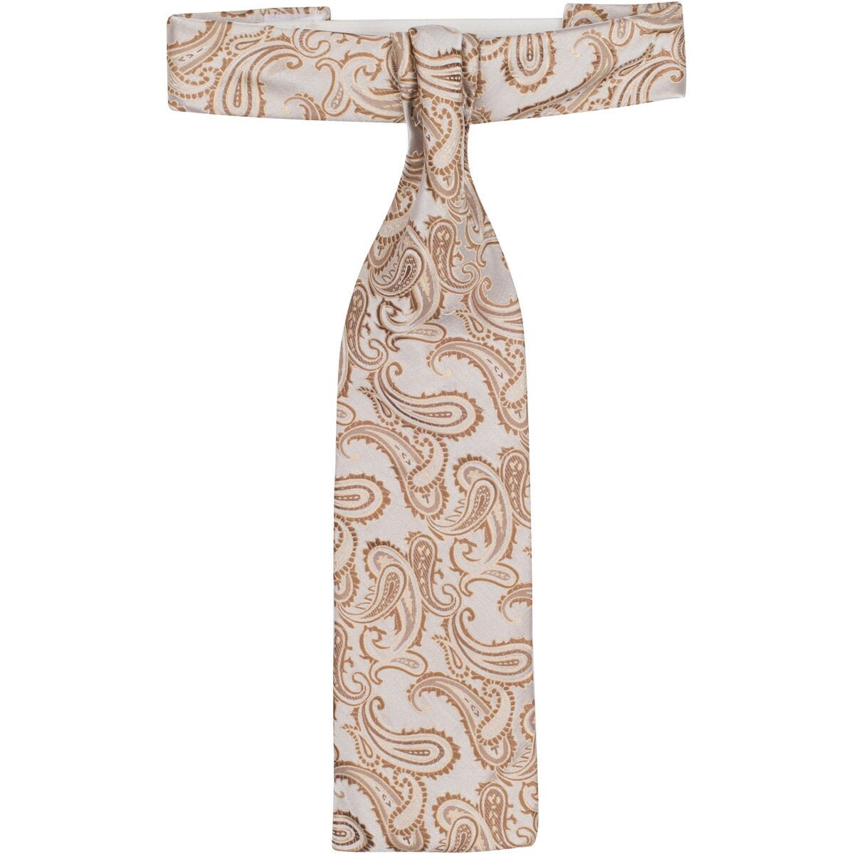 Cravate de Luxe Motif Paisley Marron E-shop Mode à petit prix