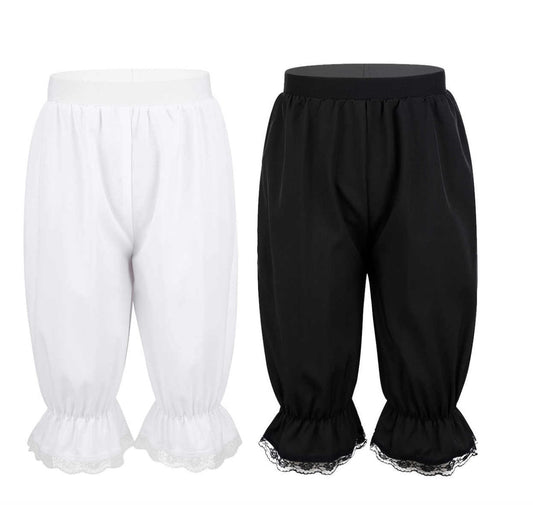Period Children's Black Pantaloon Bloomers