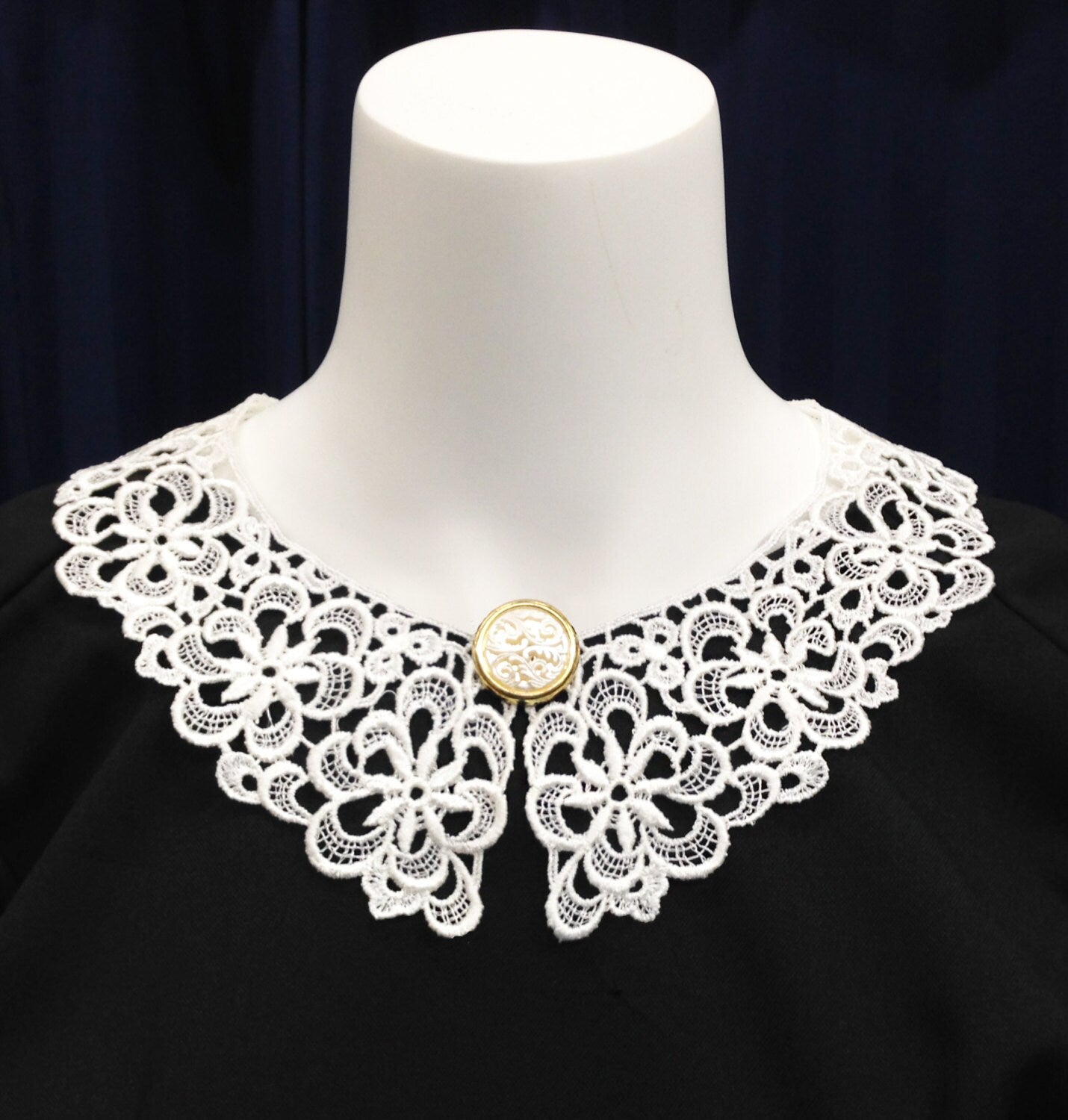 Bib Lace Detached Dress Collar
