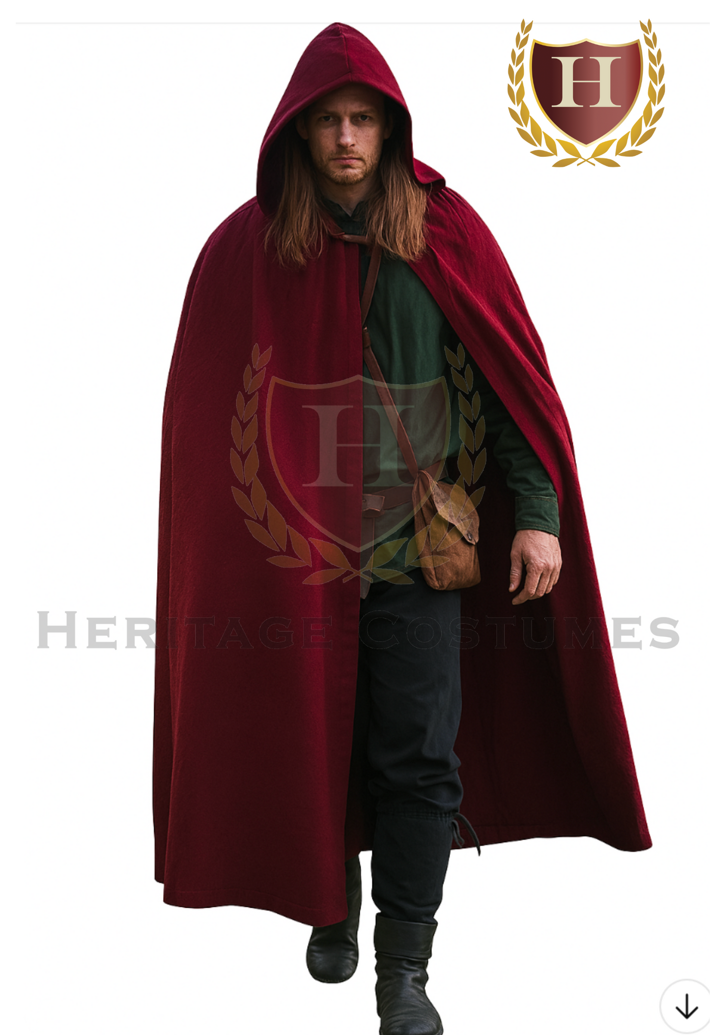 Deluxe Renaissance Cloak with Hood and Clasp – LARP & Faire Wear