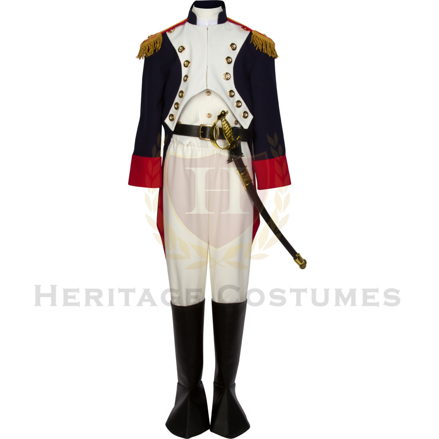 Marquis de Lafayette Adult Revolutionary War Officer Costume