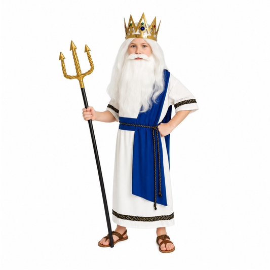 Kids Poseidon Neptune God Costume