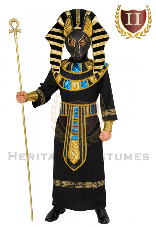 Children's Anubis Egyptian God Costume – Egyptian God of the Afterlife
