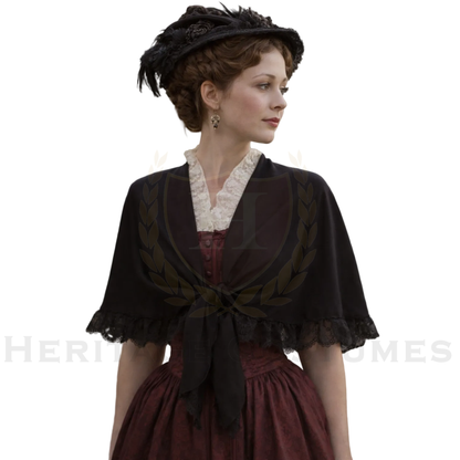 Women’s Colonial Costume Shawl Wrap