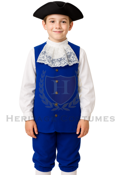 Colonial Children's Vest and Jabot Set