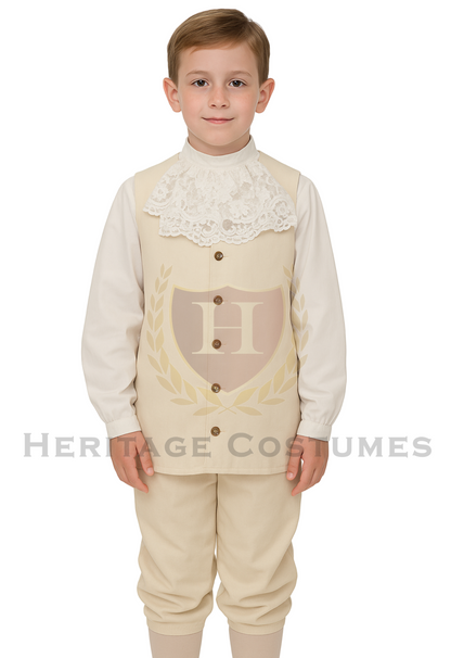 Colonial Children's Vest and Jabot Set