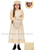 American Frontier Pioneer Girl Dress with Matching Bonnet and Apron