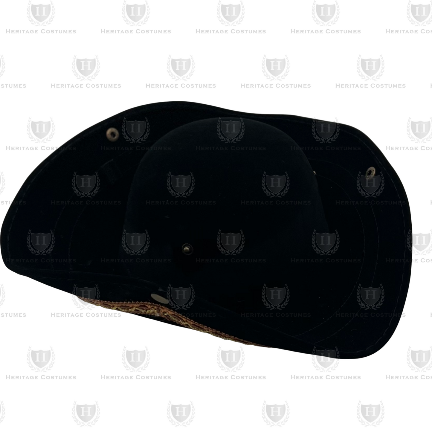 Children’s Pirate Tricorn Hat – Faux Suede Colonial Style