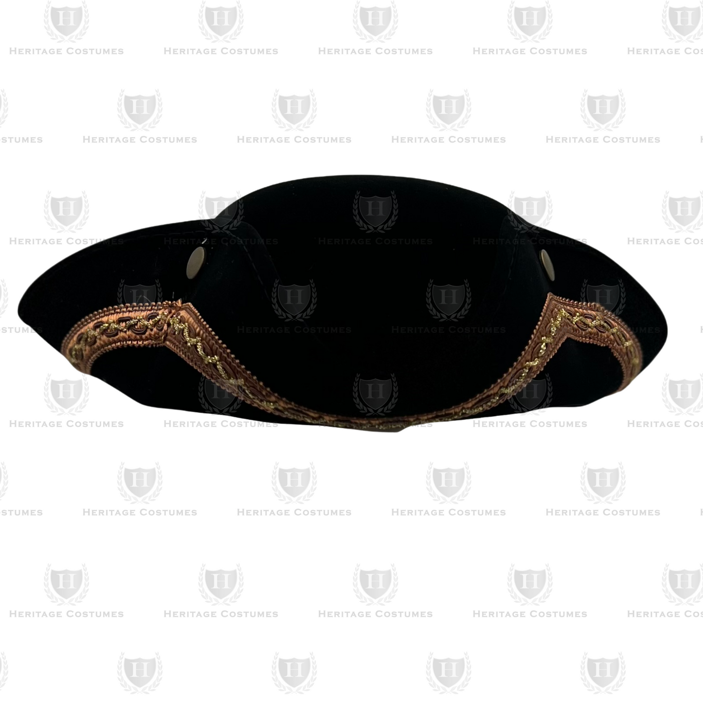 Children’s Pirate Tricorn Hat – Faux Suede Colonial Style