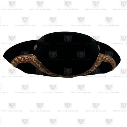 Children’s Pirate Tricorn Hat – Faux Suede Colonial Style