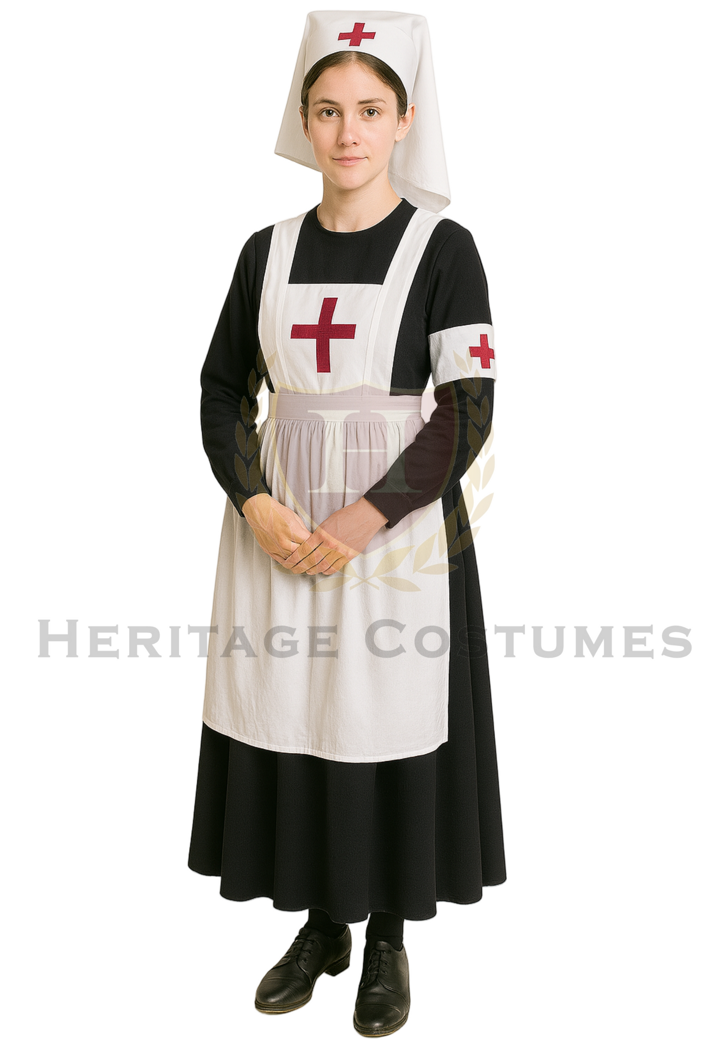 Victorian Women’s Day Dress – Civil War Nurse Costume & Historical Reenactment Attire