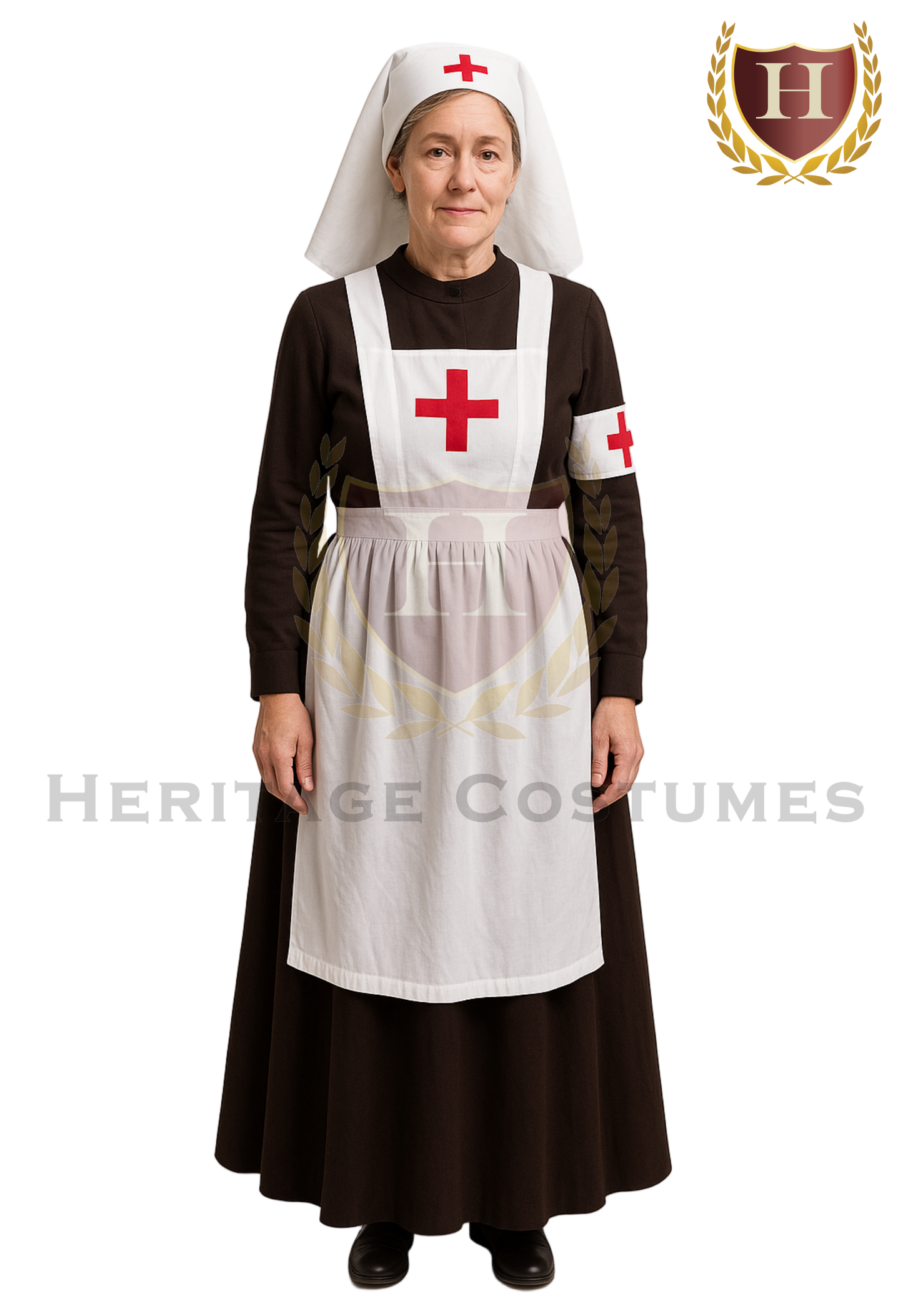 Victorian Women’s Day Dress – Civil War Nurse Costume & Historical Reenactment Attire