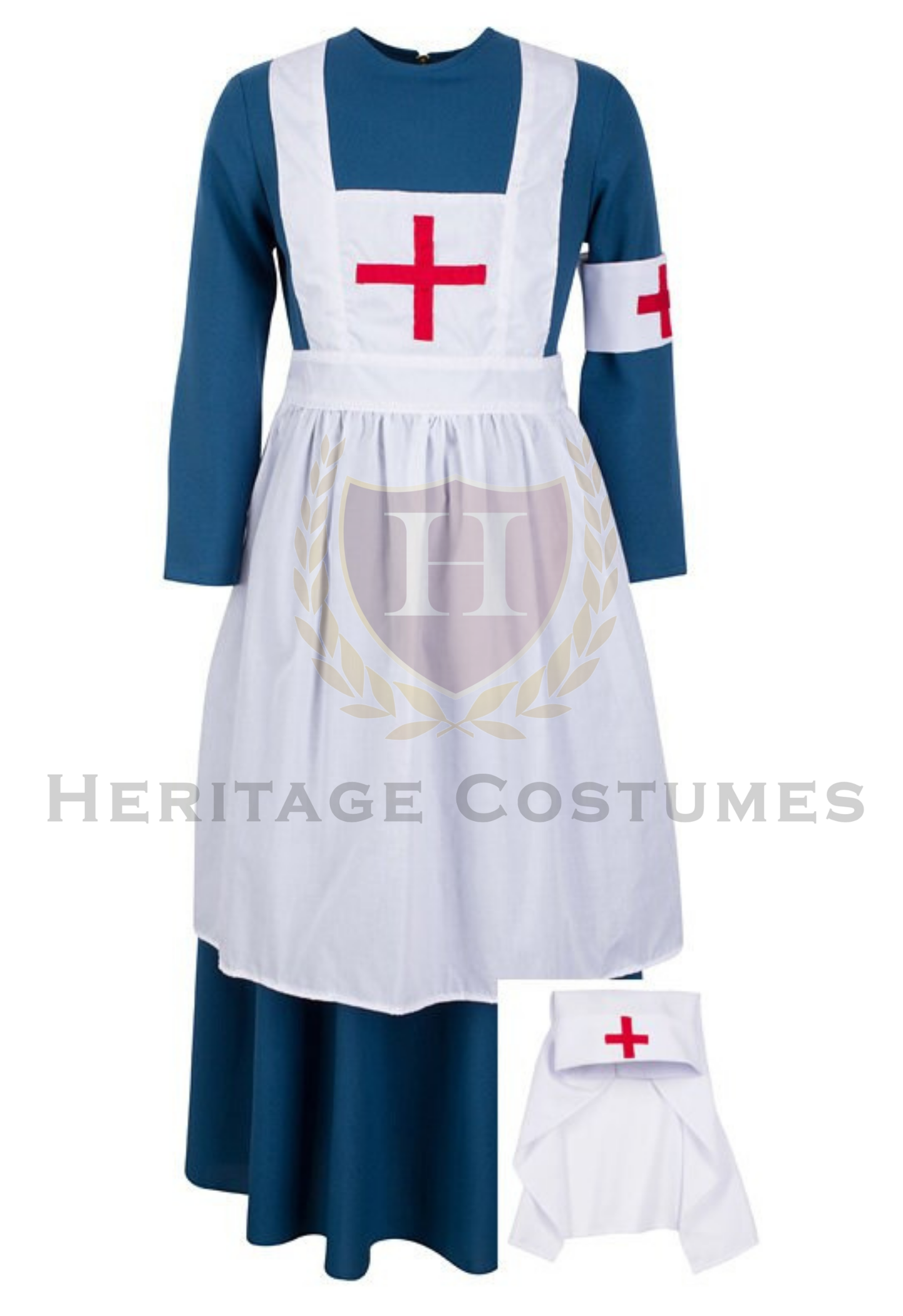 Victorian Women’s Day Dress – Civil War Nurse Costume & Historical Reenactment Attire