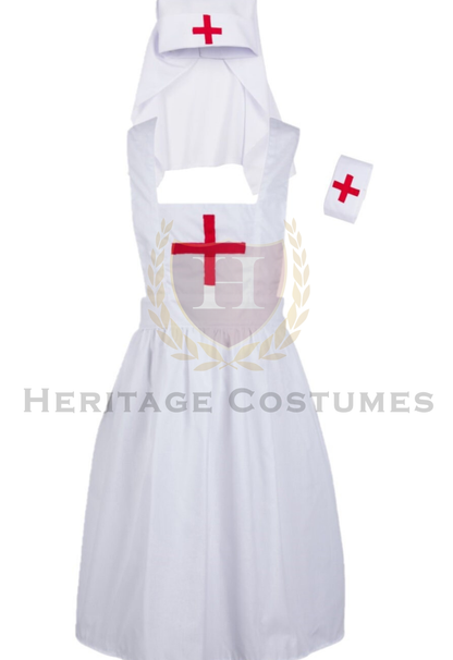 Victorian Women’s Day Dress – Civil War Nurse Costume & Historical Reenactment Attire