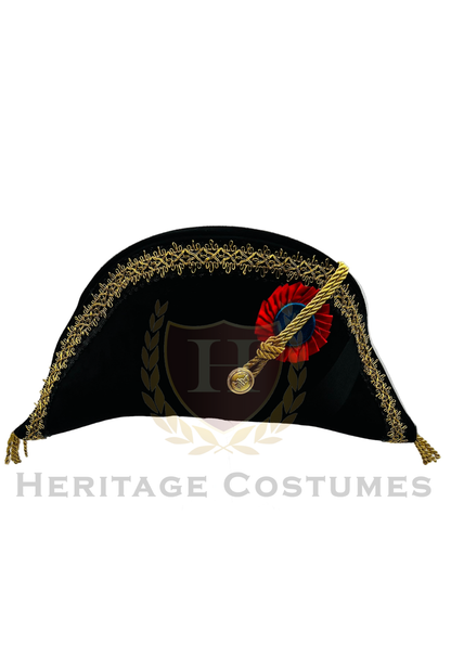 Napoleon Bicorn Hat – Adult French Revolutionary Military Costume Hat
