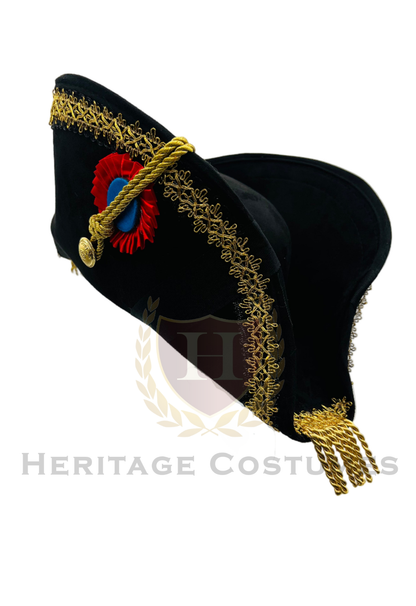 Napoleon Bicorn Hat – Adult French Revolutionary Military Costume Hat