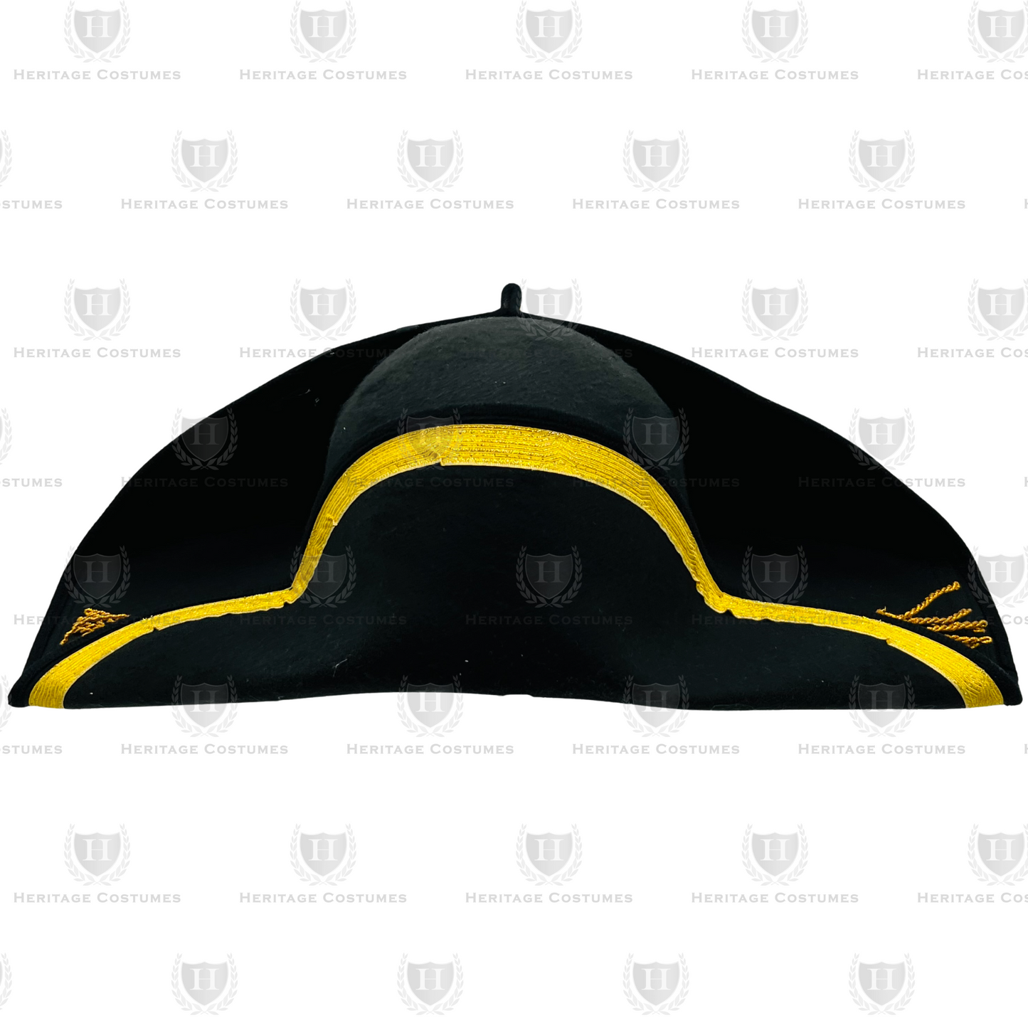 Children’s Marquis de Lafayette Hat – French Military Tricorn Colonial Hat for Kids, Revolutionary War & 18th Century Costume Accessory