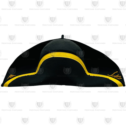 Children’s Marquis de Lafayette Hat – French Military Tricorn Colonial Hat for Kids, Revolutionary War & 18th Century Costume Accessory