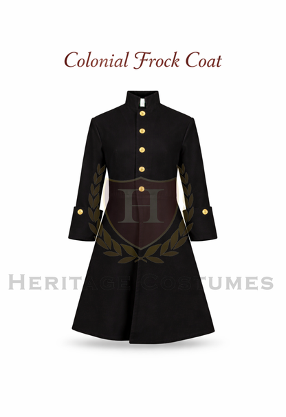 Colonial Children's Frock Coat, Revolutionary War Inspired Boys Coat, Colonial Era Jacket