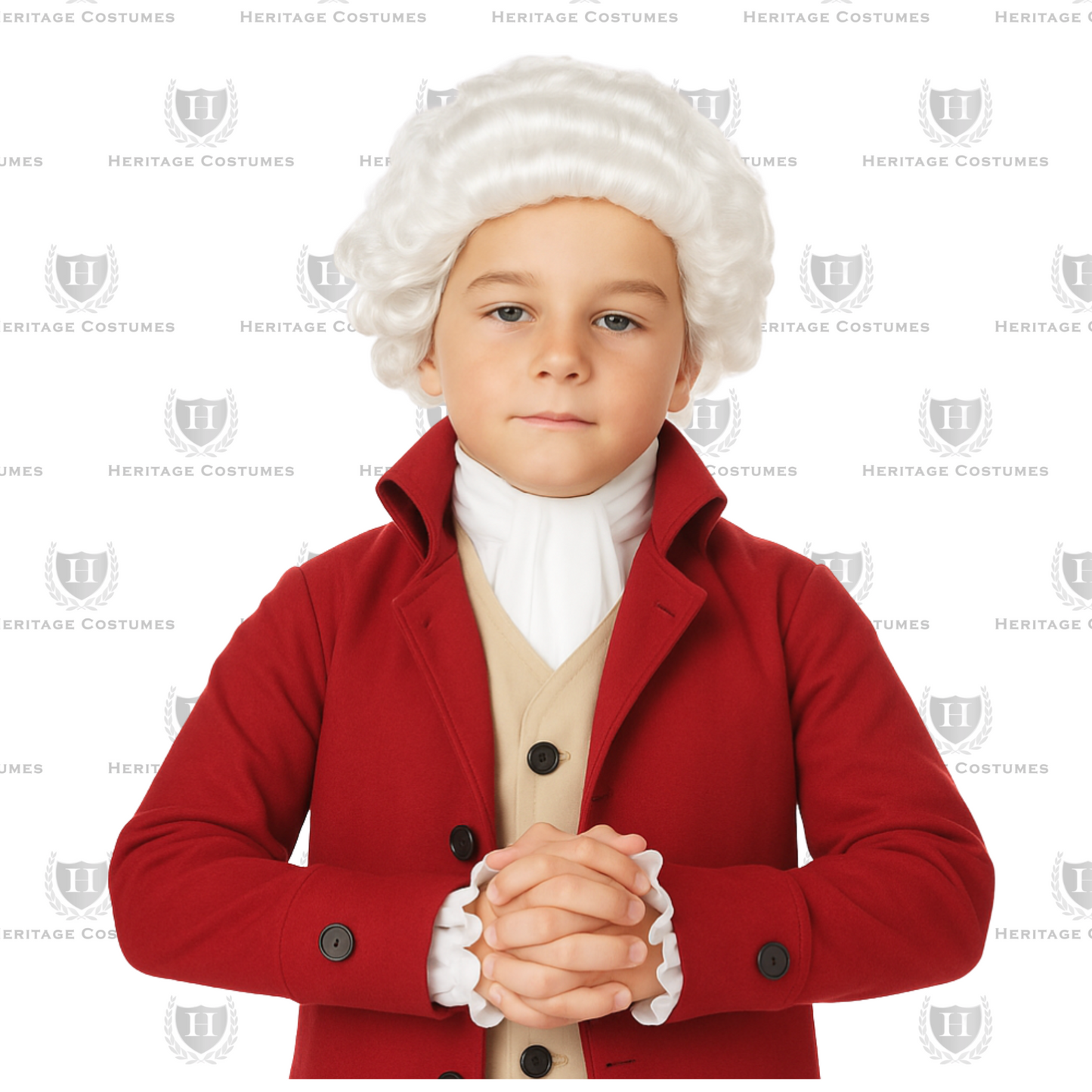 Kids' Colonial King George III Costume - Perfect for History Projects, Colonial Reenactments