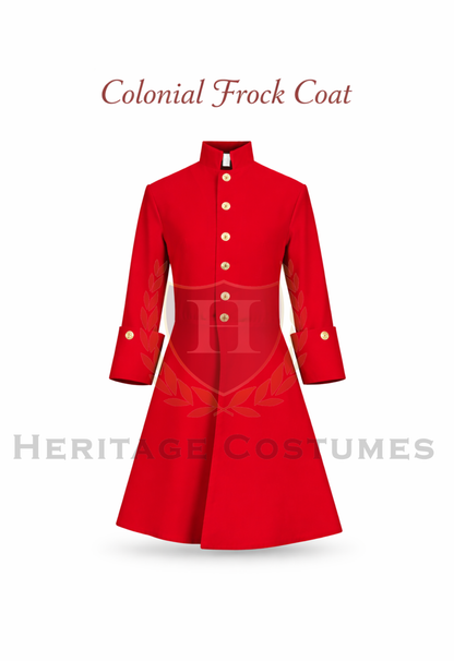 Colonial Children's Frock Coat, Revolutionary War Inspired Boys Coat, Colonial Era Jacket