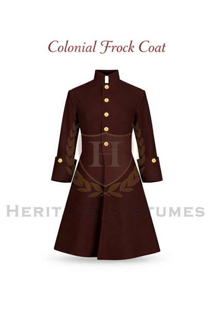 Colonial Children's Frock Coat, Revolutionary War Inspired Boys Coat, Colonial Era Jacket