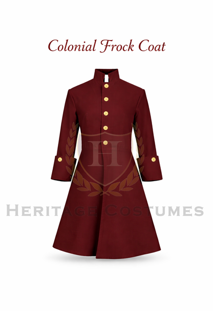 Colonial Children's Frock Coat, Revolutionary War Inspired Boys Coat, Colonial Era Jacket