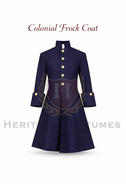 Colonial Children's Frock Coat, Revolutionary War Inspired Boys Coat, Colonial Era Jacket
