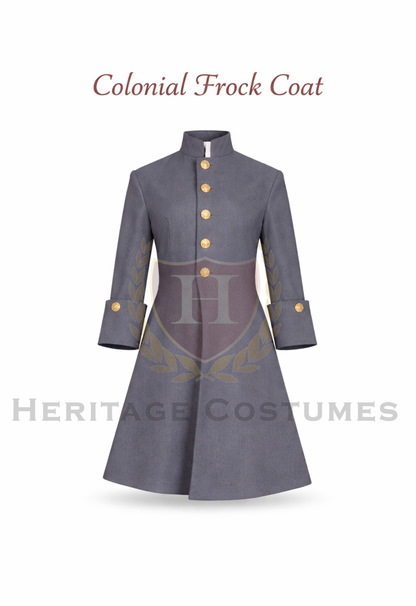 Colonial Children's Frock Coat, Revolutionary War Inspired Boys Coat, Colonial Era Jacket