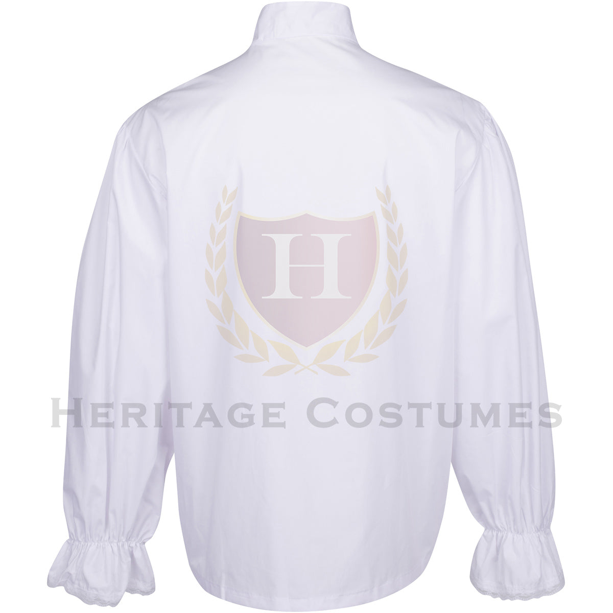 Colonial Adult White Shirt/Pirate Ruffled Adult Shirt