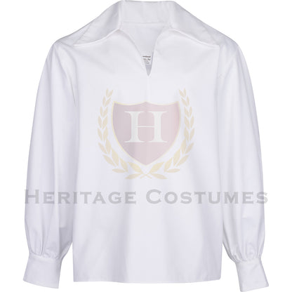 Colonial Period White Pirate Shirt