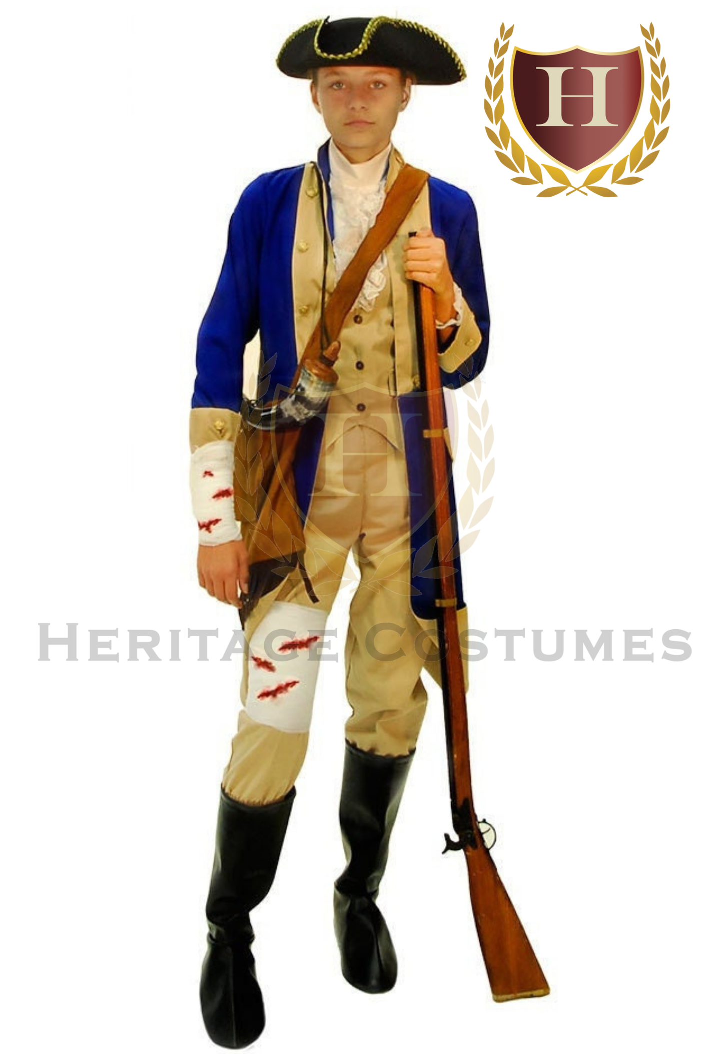 Deborah Sampson Colonial Girls' Revolutionary War Uniform Costume