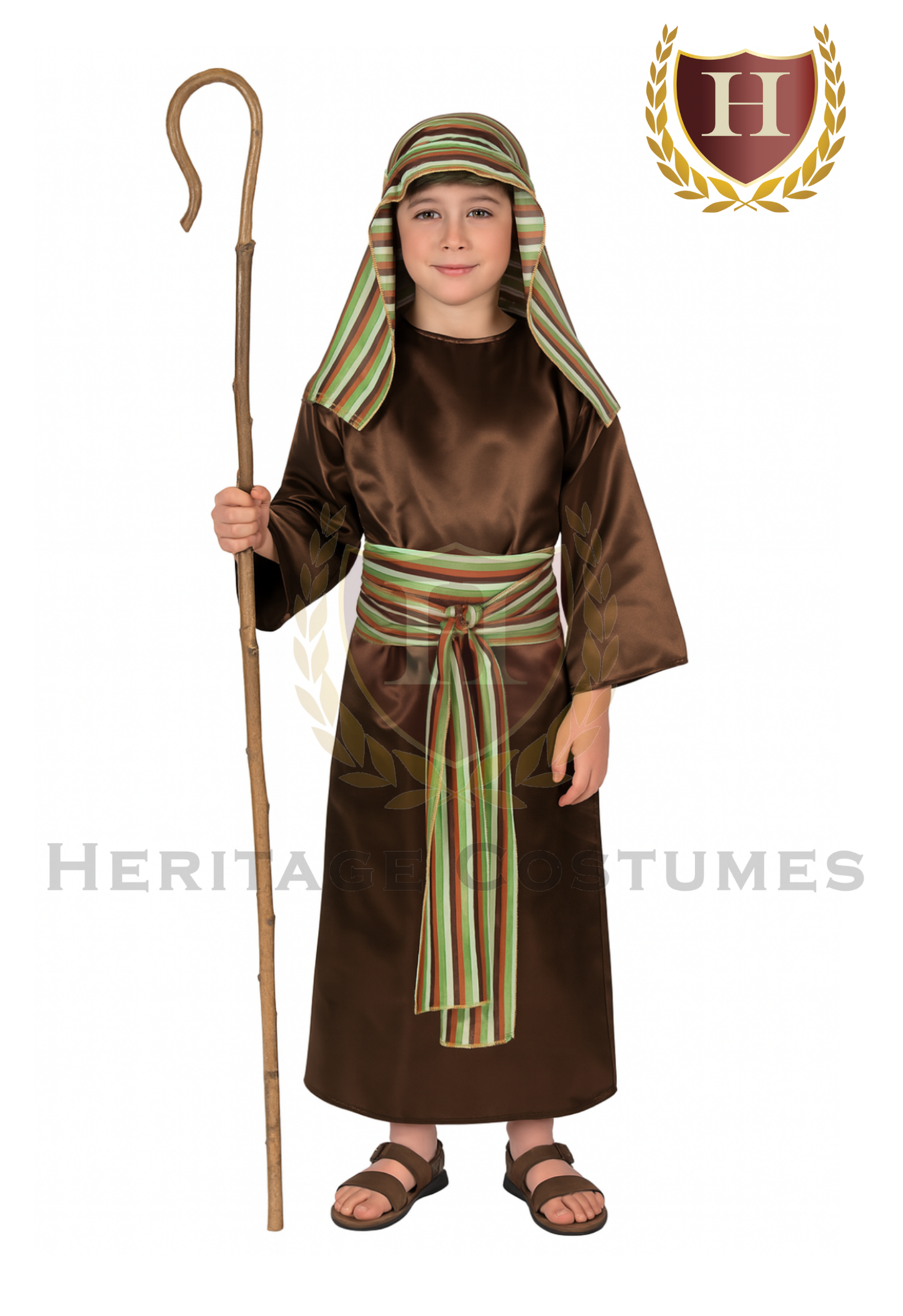 Nativity Shepherd Costume, Christmas Pageant Shepherd Costumes for Kids