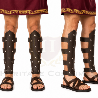 Roman & Grecian Leg Guards and Sandals