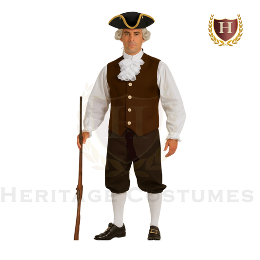 Colonial Townsman Men’s 18th Century Costume