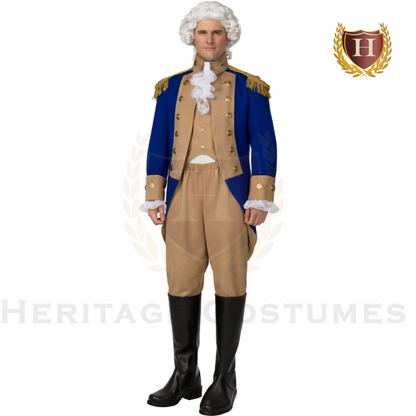 George Washington Adult Continental Army Commander Costume