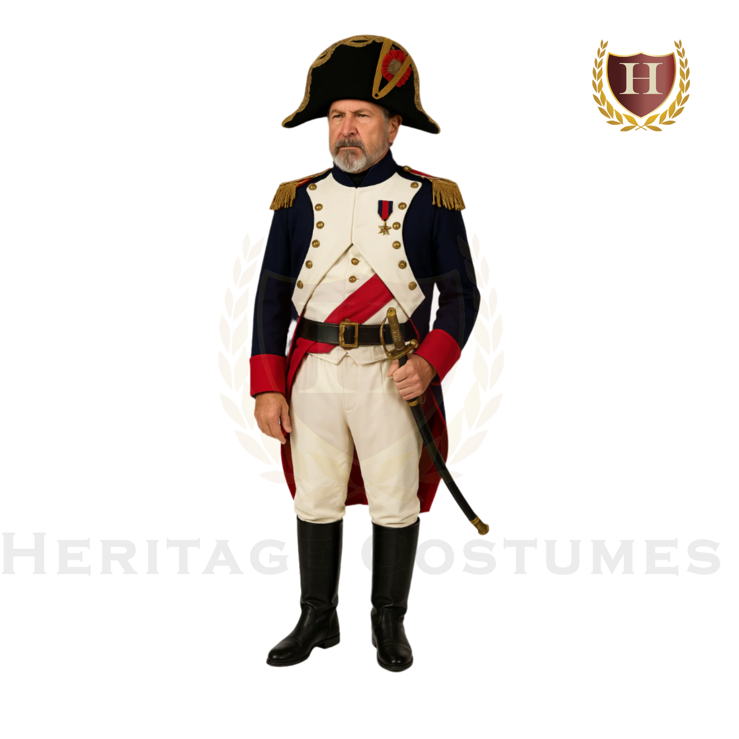 Napoleon Bonaparte Adult Military Uniform Costume