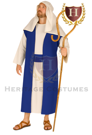 Deluxe Biblical Robe Costume Set – Jesus, Shepherd, Moses Outfit for N ...