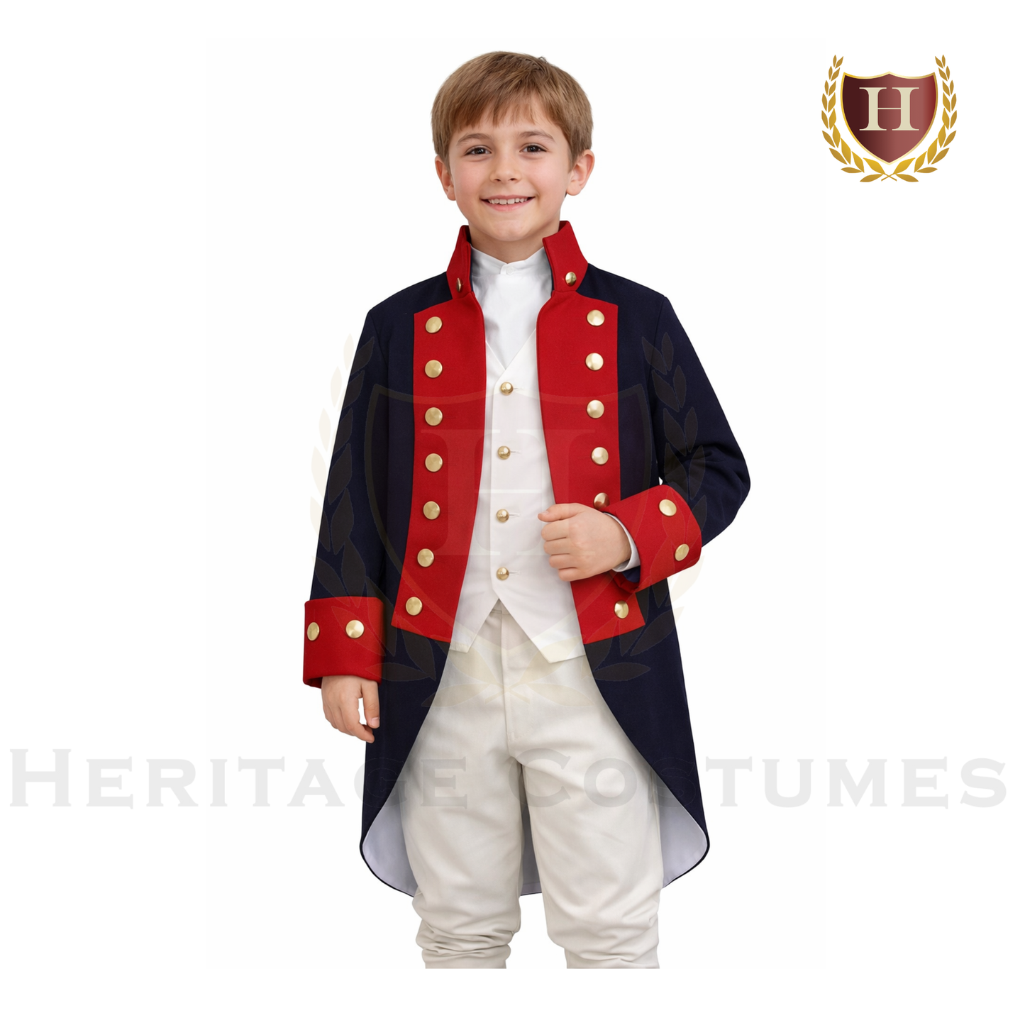 Continental Army Children’s Revolutionary War Uniform Jacket