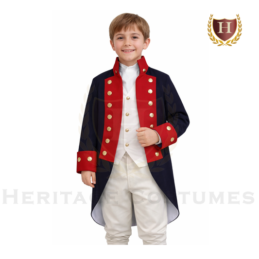 Continental Army Children’s Revolutionary War Uniform Jacket