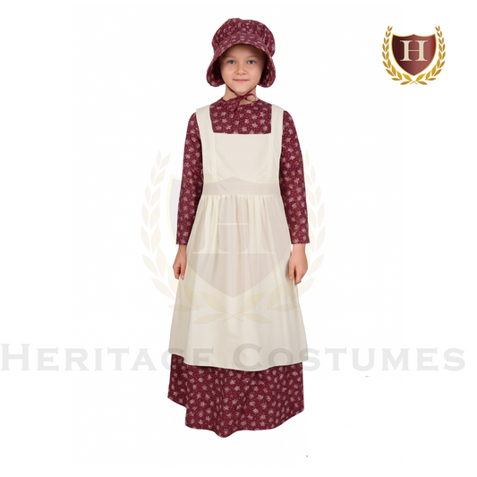 American Frontier Pioneer Girl Children’s Dress