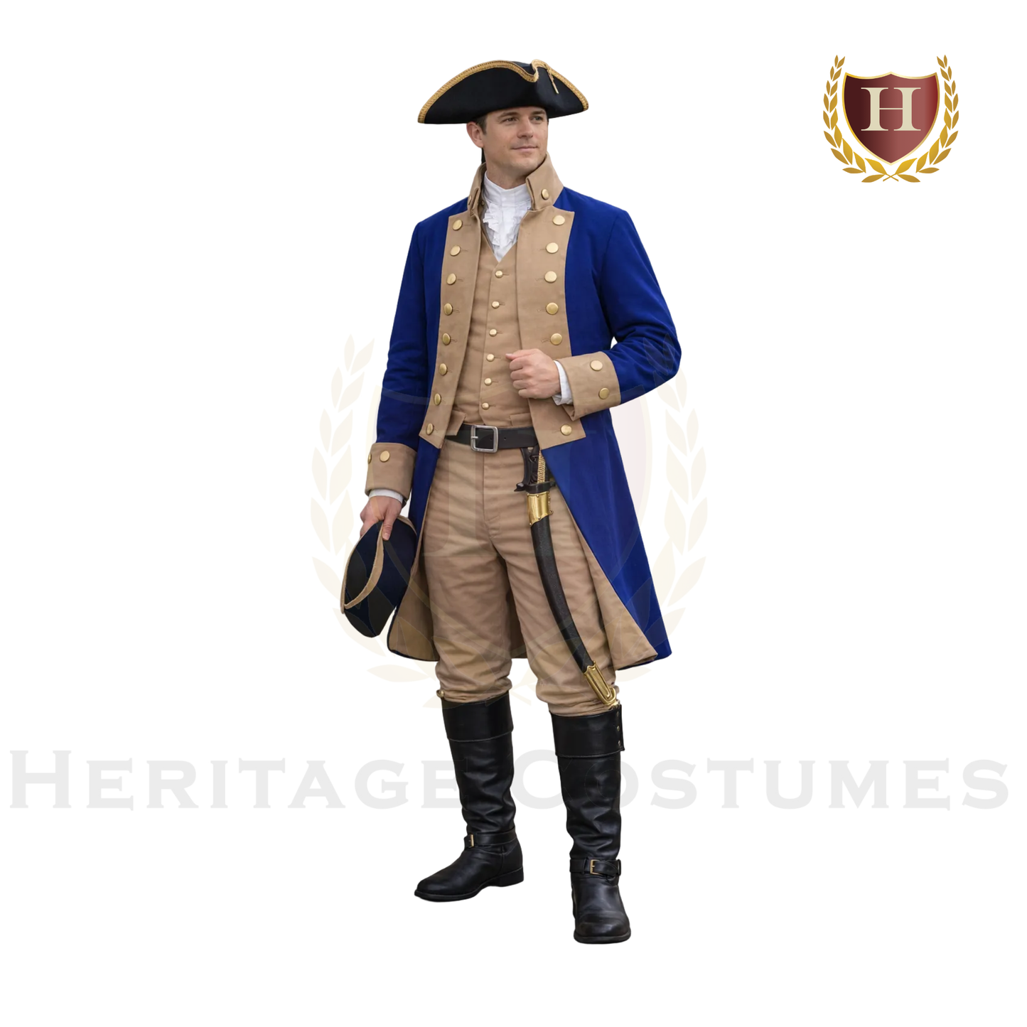 American Revolutionary War Adult Uniform Jacket
