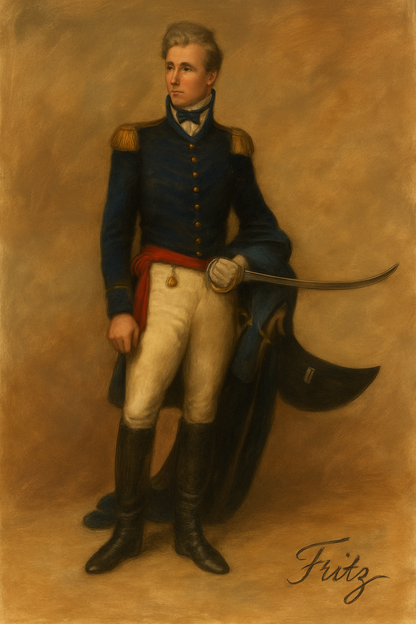 Children's Andrew Jackson 19th-Century Military Uniform